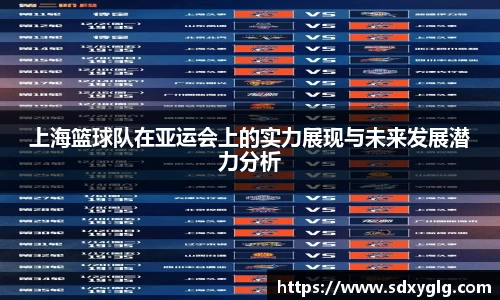 上海篮球队在亚运会上的实力展现与未来发展潜力分析